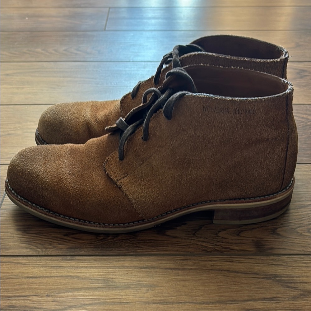 Wolverine Men's Brown Suede 1000 mile boots
